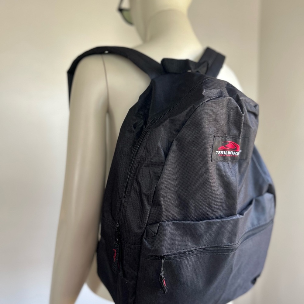 TrailMaker Black Backpack men women new